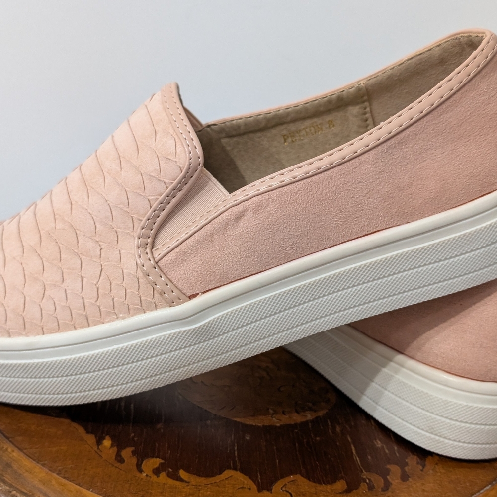 CCOCCI Blush Pink Slip-On Sneakers